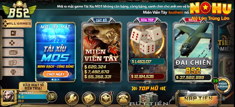 Nổ Hũ B52 – Cổng Game Hũ Đỉnh Cao Tại Nohu90 | Nổ Nhanh - GOJIXE