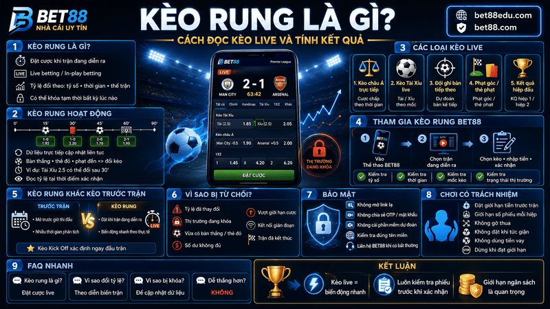 Kèo Rung Là Gì? Cách Đọc Kèo Live Và Tính Kết Quả - GOJIXE