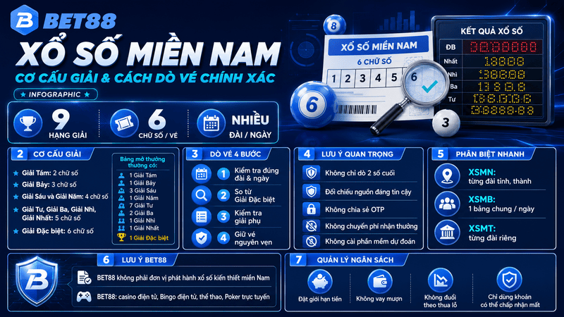 Xổ Số Miền Nam – Cơ Cấu Giải Và Cách Dò Vé Chính Xác - GOJIXE