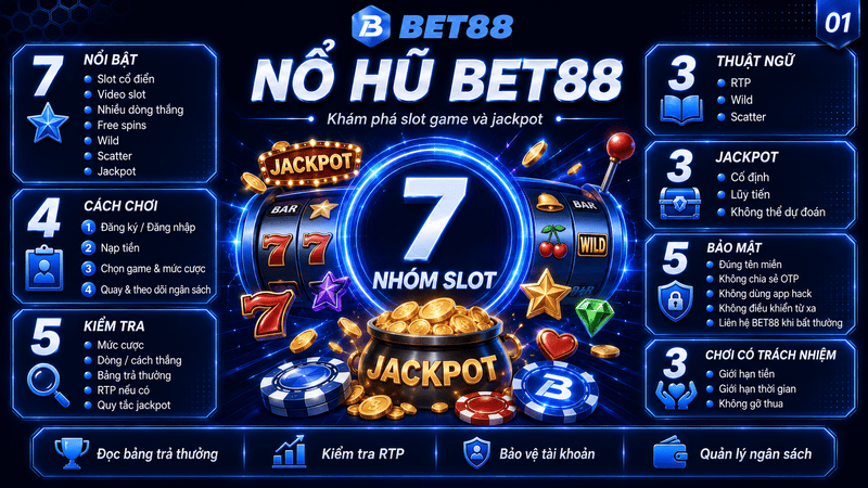 Nổ Hũ BET88 - Hơn 200 Slot Game Tỷ Lệ Nổ Thưởng Cực Cao - GOJIXE