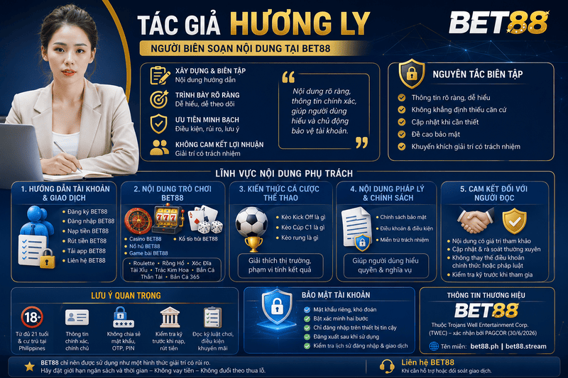 Tác Giả Hương Ly – Biên Tập Nội Dung Tại BET88 - GOJIXE